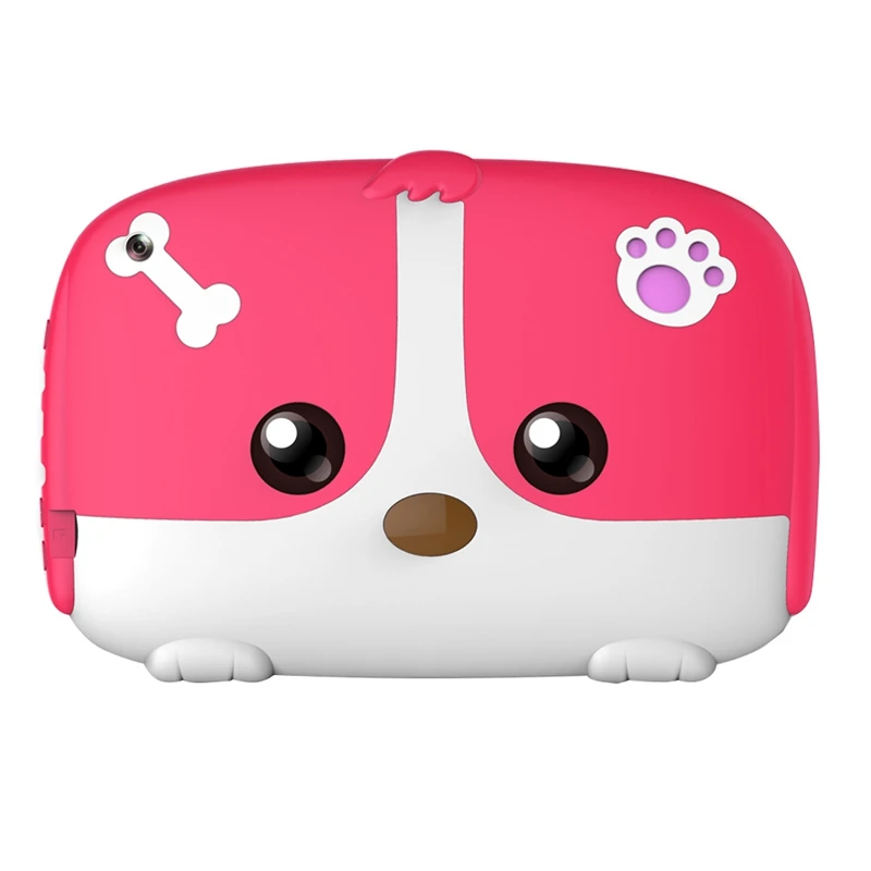 

Q738 Kids Tablet 7 Inch 16GB ROM Quad Core Android Tablet IPS HD Display WiFi Dual Camera Kid-Proof Case Tablet-Pink