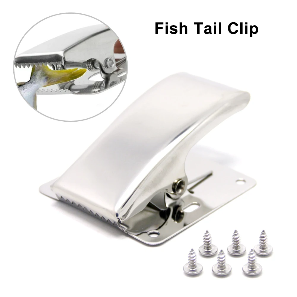 

Home With Screw Deep-jaw Cleaning Tools Pliers Picnic Mounting Base Camping Fish Tail Clip DIY Stainless Steel Fillet Clamp