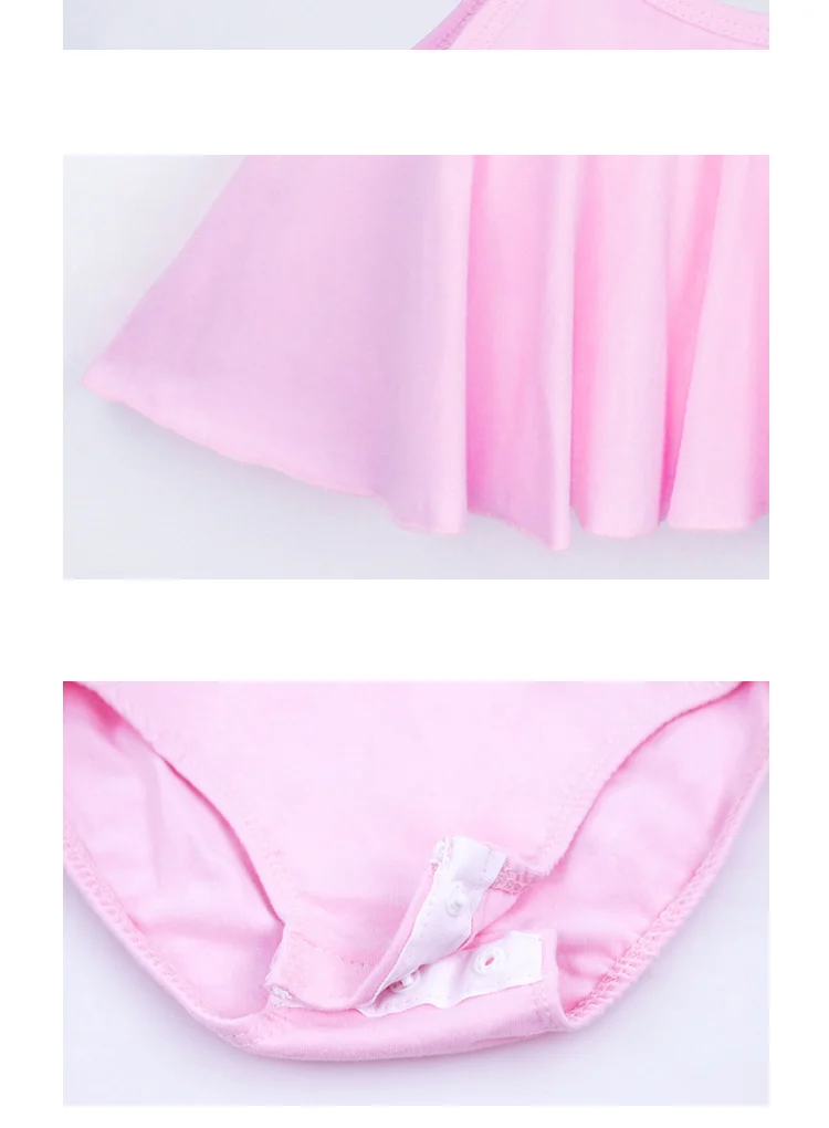 Балетное платье розового и синего цвета для девочек хлопковый топик, детская одежда для маленьких девочек гимнастическая трико, сценическая танцевальная одежда