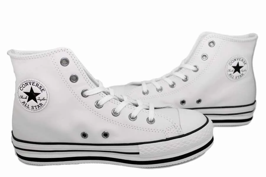CONVERSE PLATAFORMA BOTA PIEL BLANCO JUNIOR WOMAN| | - AliExpress