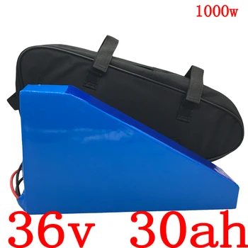 شراء36V Ebike بطارية 36V 30AH ليثيوم بطارية 36v 500W 1000W بطارية سكوتر كهربائي 36v 30ah الكهربائية دراجة البطارية + شاحن + حقيبة