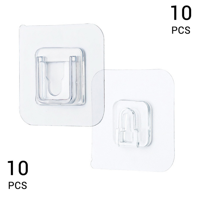 Pcs Double Wall Hooks Adhesive Towel Hook Suction Cup Sucker Sided Suckers Shelf For Kitchen Folding Transparent