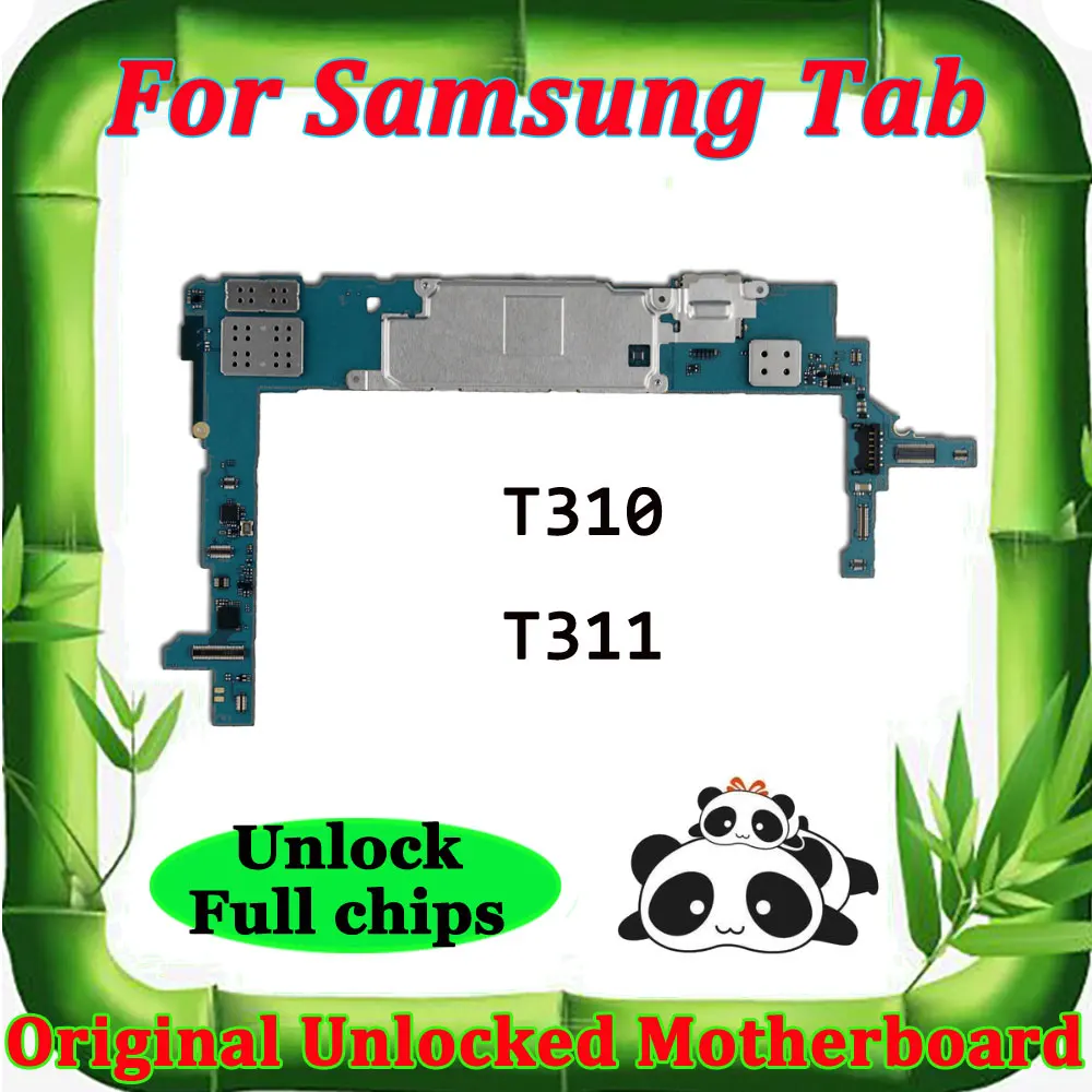 Разблокировка оригинальной материнской платы для samsung Galaxy Tab 3 8,0 T310 T311 T315 материнская плата Android материнская плата с чипами 16 ГБ 1,5 ГБ ОЗУ