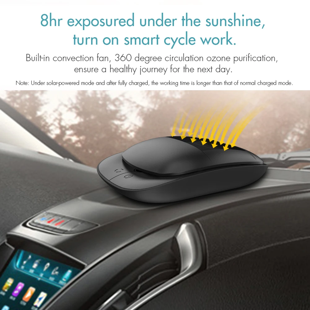 X21 Ozone Air Purifier  Portable Ozone Disinfection 3 Modes Ozone Sterilizer USB Rechargeable Car Deodorizer Air Freshener