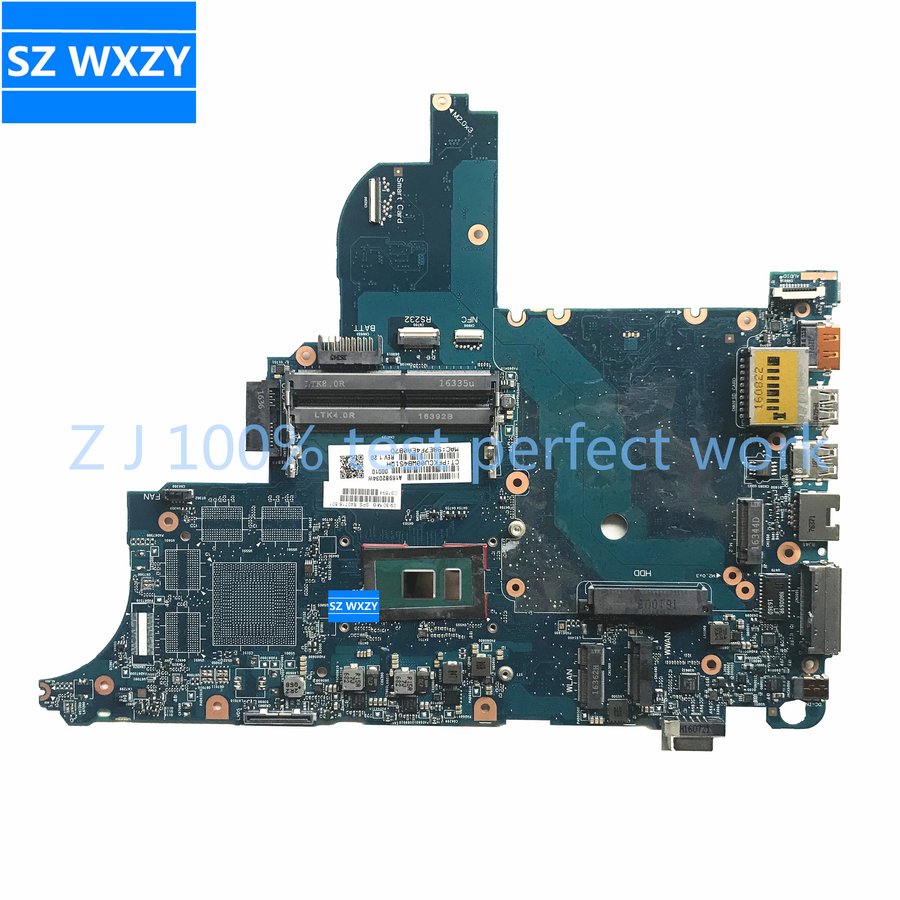 CIRCUS 6050A2723701 MB A02 для HP Probook 640 G2 650 материнская плата ноутбука 840718 601 с i7 6600u CPU DDR4 100%