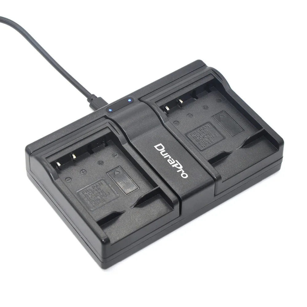 Durapro из 2 предметов DMW-BCK7 ДМВ BCK7 1100 мА/ч, литий-ионная батарея+ USB Dual Зарядное устройство для цифрового фотоаппарата Panasonic DMC-S1A DMC-S1K DMC-S1N DMC-S1P DMC-S1S