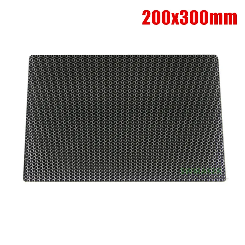 Upgrade square 200x300mm carbon crystal glass platform anti-warping edge easy to take model for Prusa i3 3D Printer | Компьютеры и