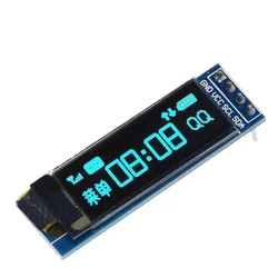 0.91 Polegada módulo oled 0.91 "branco/azul oled 128x32 oled lcd display led módulo 0.91" iic se comunicar para ardunio