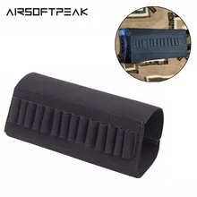 14 патронов корпус держатель тактический военный пистолет чехол 600D приклад для дробовика патронов сумка нейлон страйкбол винтовка принадлежности для охоты