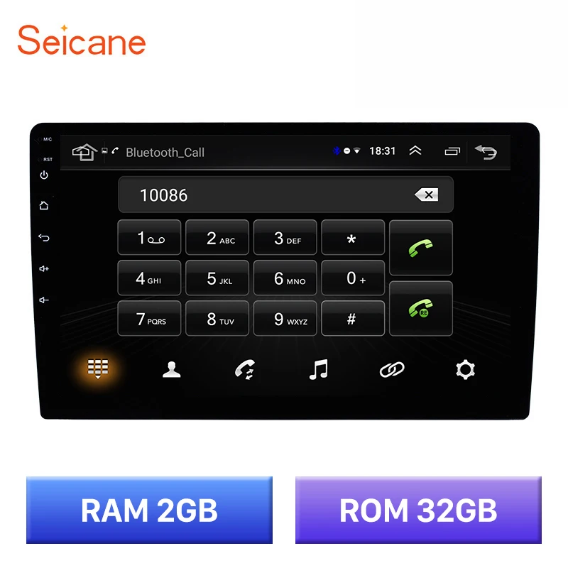  Universal RAM 2GB 32GB ROM Android 8.1 2Din For TOYOTA Nissan Kia RAV4 Honda VW Hyundai car Radio G