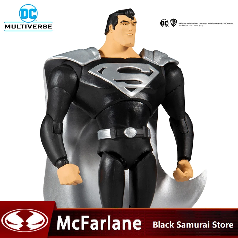 McFarlane DC Comics Супермен черный костюм вариант аниме экшн-фигурки Фильмы и ТВ 7 дюймов