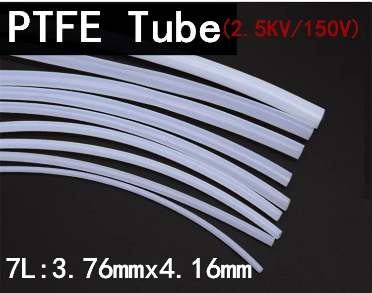 7L ( 3 76x4 16 мм ) ПТФЭ трубка F46 изолированный капиллярный тепловой протектор пропускающий шланг жесткая