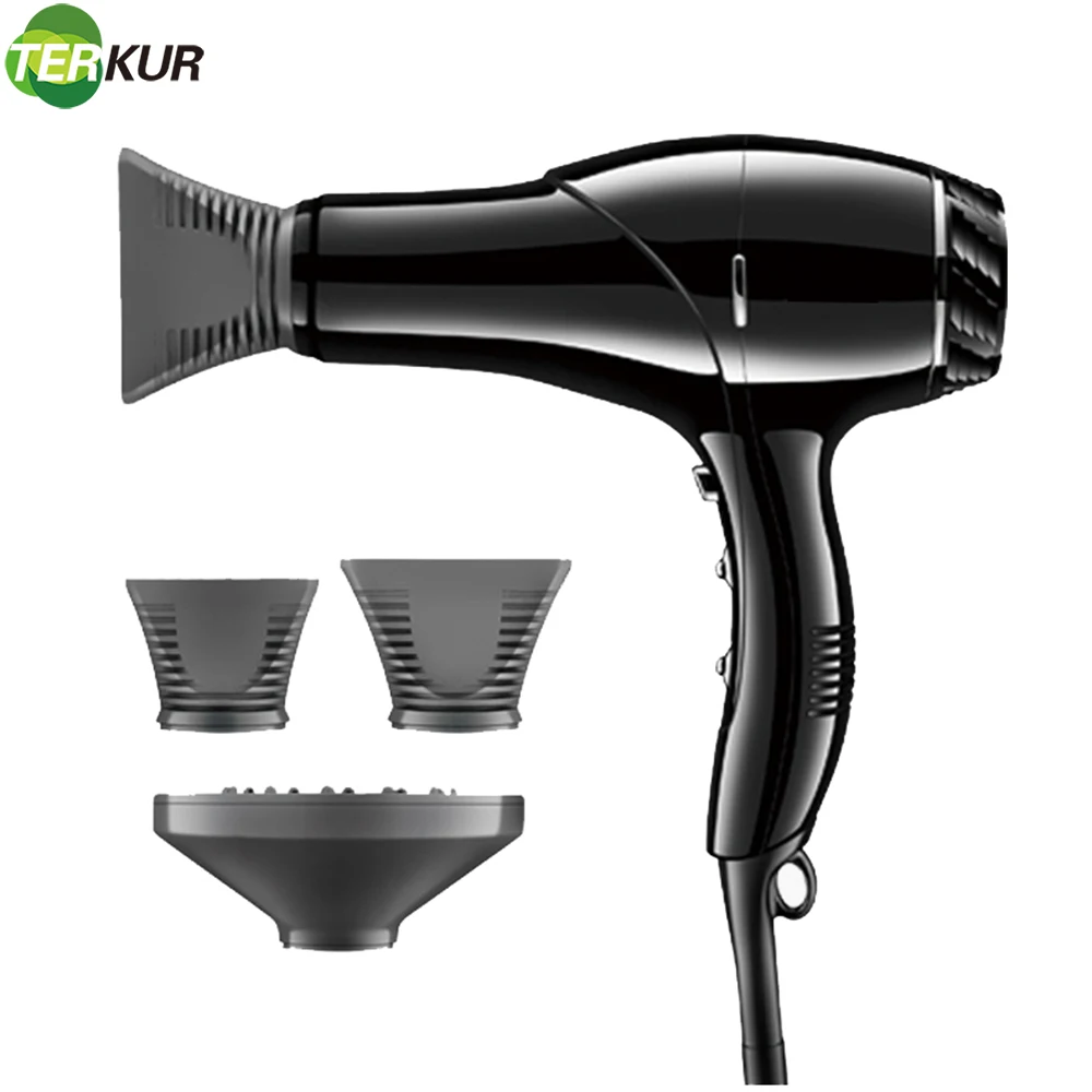 

2200W Blow Dryer Hot and Cold Wind Air Collecting+Scattering Nozzle Hair Dryer Hairdryer Heat Hair Care Unfoldable Handle EU AC