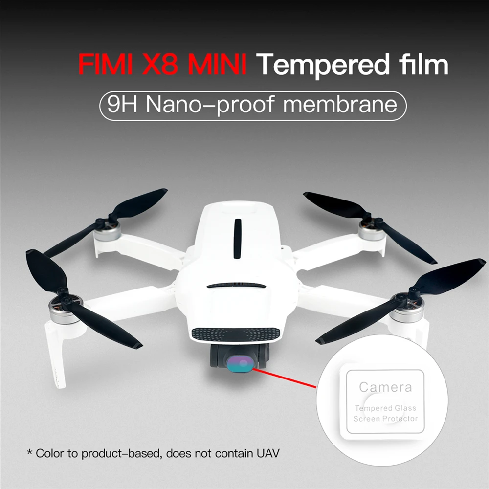 Adatto Per Fimi X8 Mini Pan/Tilt Lens Accessori Per Droni Con Pellicola Protettiva In Vetro Temperato