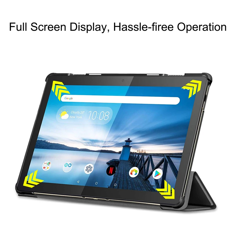 Чехол для Lenovo Tab M10 10 1 ТБ X605F TB X605L тонкий магнитный складной чехол подставка из