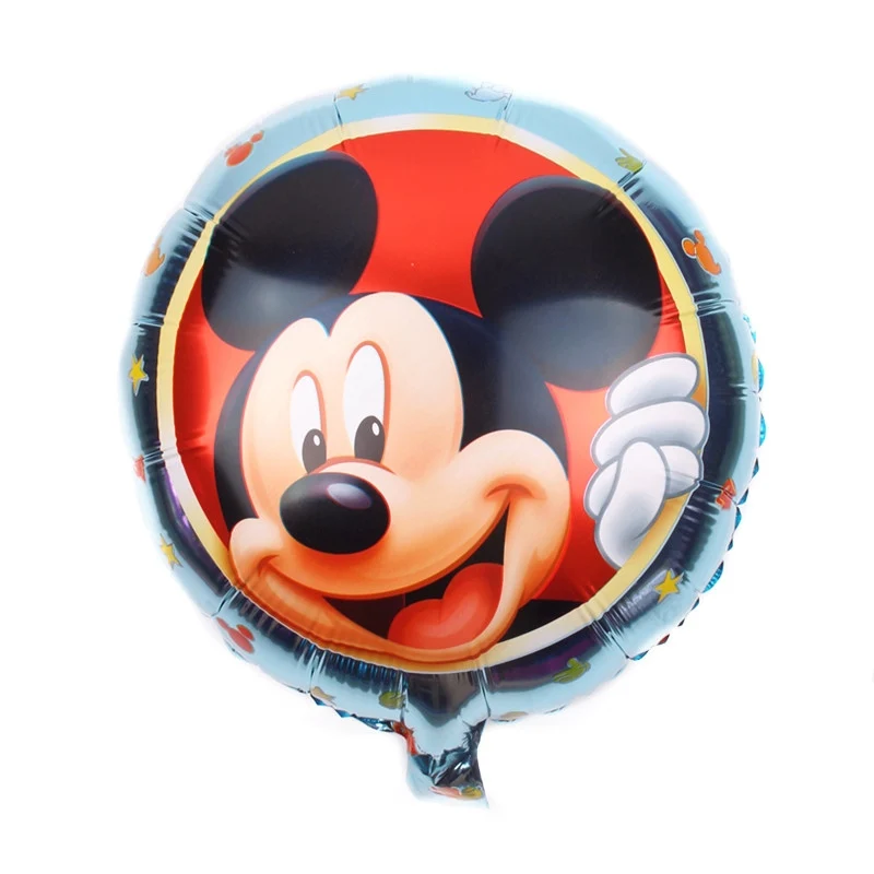 Микки Маус Детская тематическая вечеринка на день рождения композиция декоративная бумажная чашка рисунок флаг Скатерть одноразовые вечерние принадлежности - Цвет: balloon2-1pcs