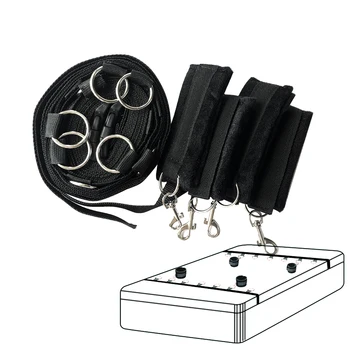 Adult Erotic Toy Handcuffs & Ankle Cuffs BDSM Bondage Sex Toys For Couples Under Bed Restraint Bondage Fetish Slave Sex Products 4