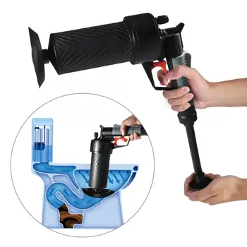 

Air Power Drain Blaster High Pressure Drain Opener for Clogged Bath Toilet Pipe Bathtub Pipe dredge Tools Domestic Delivery