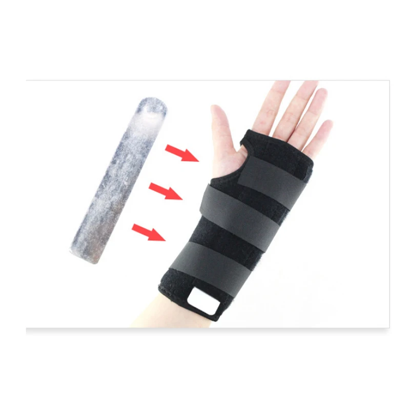 Высокое качество 1 шт. стальной пластинчатый браслет Sprain шина для предплечья дышащий прочный регулируемый пояс EK-New