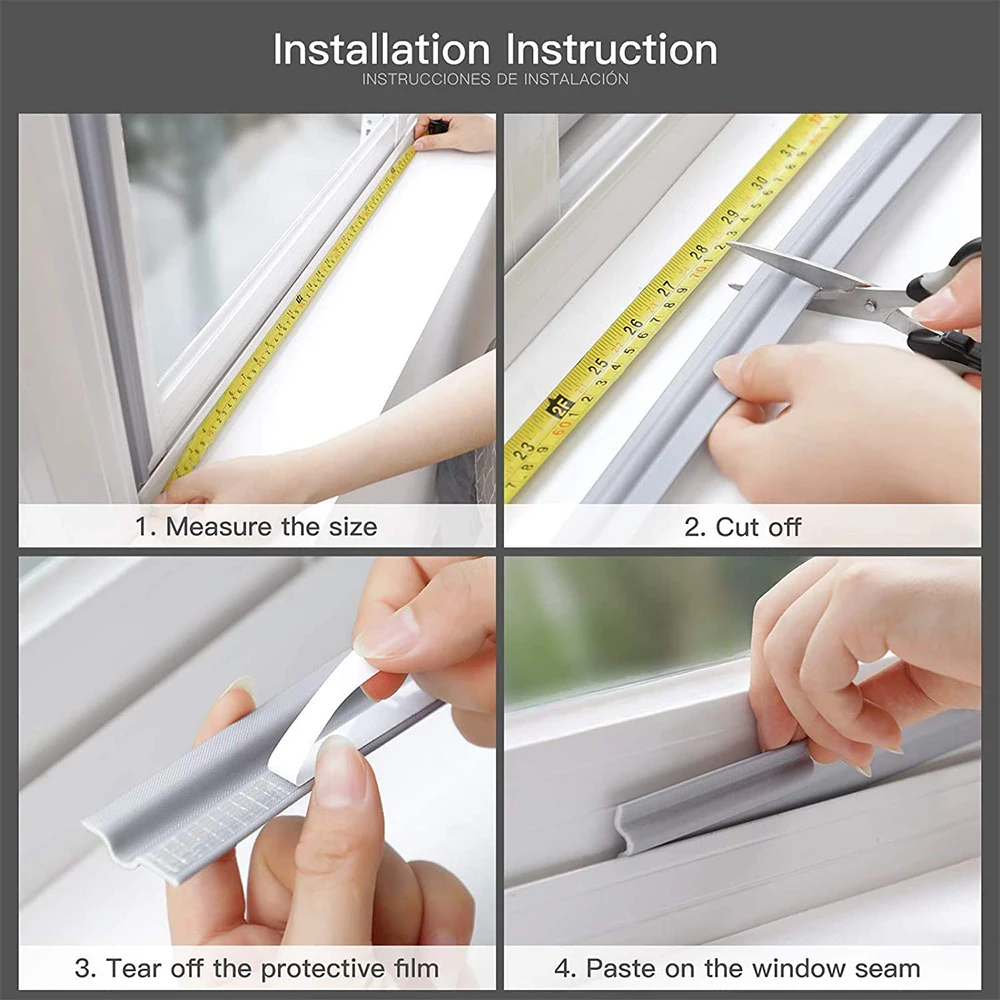 Wearable Sliding Window Soundproof Door Seal & Dustproof Foam Tape