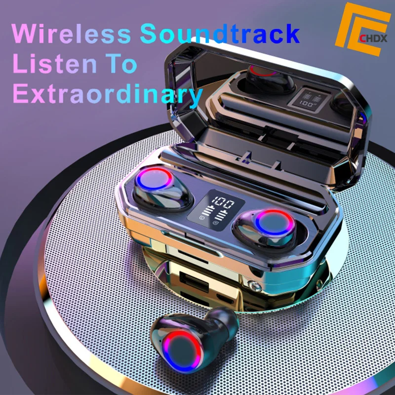 Беспроводные наушники TWS Bluetooth 5 0 Hi Fi мини гарнитура водонепроницаемые спортивные