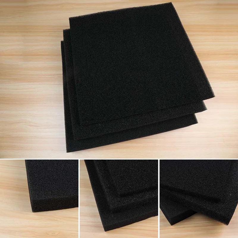 Practical Biochemical Cotton Sponge Aquarium Filter Fish Tank Pond Black Foam Sponge Tank Filter Accessories