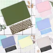Матовый чехол для ноутбука Apple MacBook Air 13 дюймов Чехол A1932 Pro retina 13 15 чехол для сенсорной панели A2159 A1989 чехол для клавиатуры