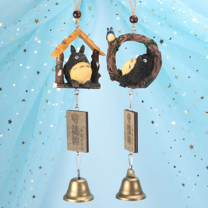 

Cute Cartoon Wind Chime Totoro Guardian Angel Wind Chime Resin Handmade Crafts Household Products Bell Pendant Gift