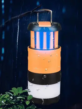 

LED Mosquito Camping Lamp Waterproof Portable Mosquito Killer Light USB Charging Hanging Tent Light For Outdoor Camping Hiking