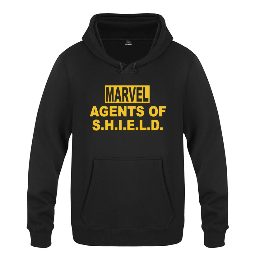 HEY HUAT Агенты Щ. И. Т. SHIELD свитшоты мужские мужские с капюшоном флисовый пуловер толстовки - Цвет: HEY HUAT