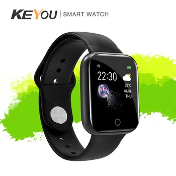 

KEYOU-i5 pedometer heart rate blood pressure monitor smart watch 2020 Russia best-selling models worldwide free shipping