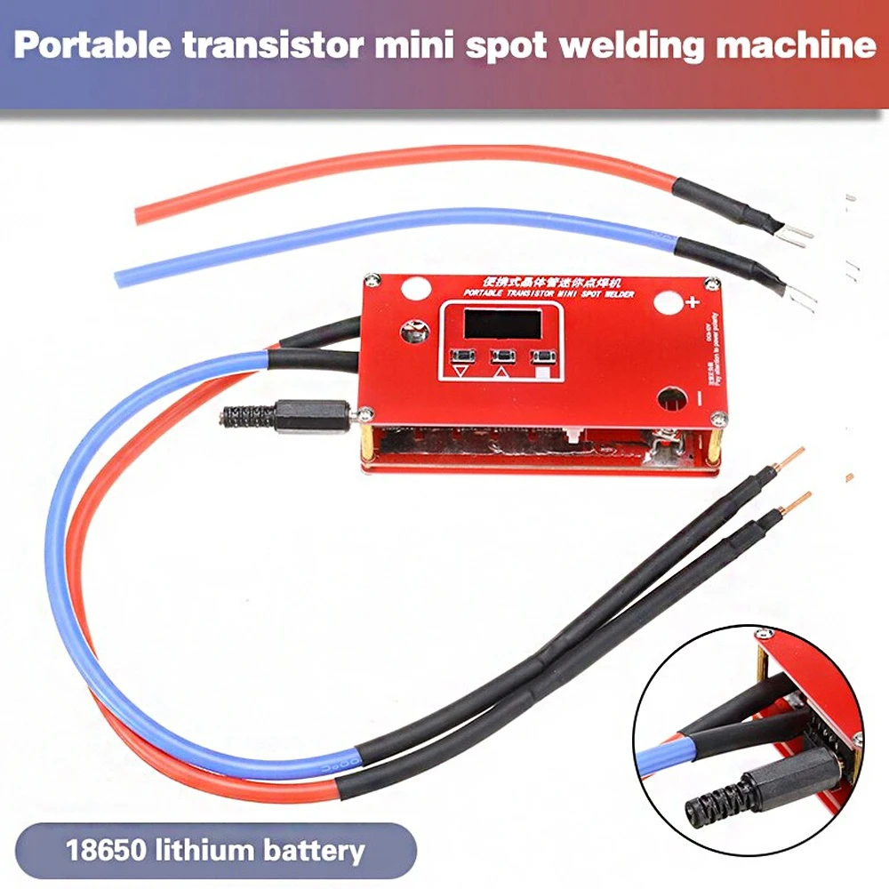 4V-12V Portable Mini DIY 18650 Battery Spot Welder Tools One-button switch