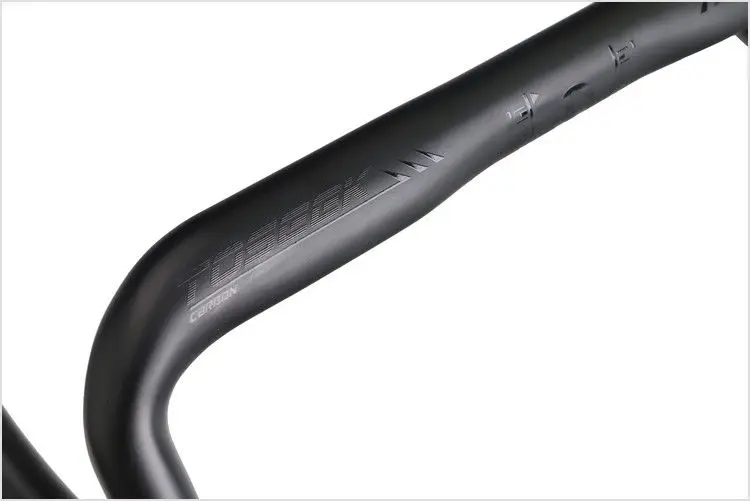 TOSEEK углеродистая рукоятка для дорожного велосипеда руль 31,8 мм удлинитель для головок гонки Велосипедное углеродное волокно прямая рукоятка Rennlenker 400/420/440 мм