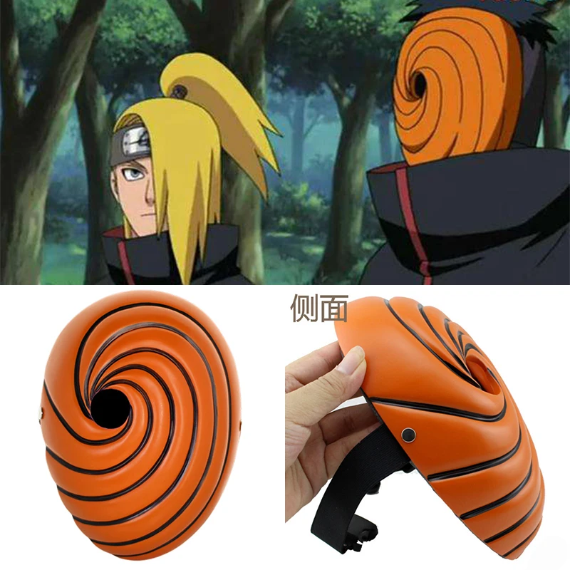 Оригинальная японская маска из мультфильмов kakaxi Tobi Obito искусственная маскарада