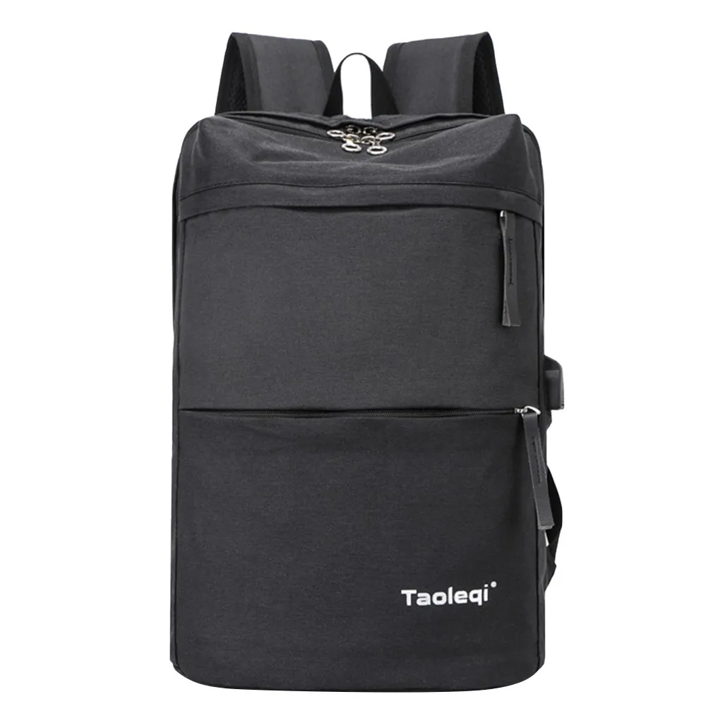 Dropshipping Casual Tops Plus Size Fashion Men Business Laptop Casual Backpack Student Bag Outdoor Travel Backpack With USB