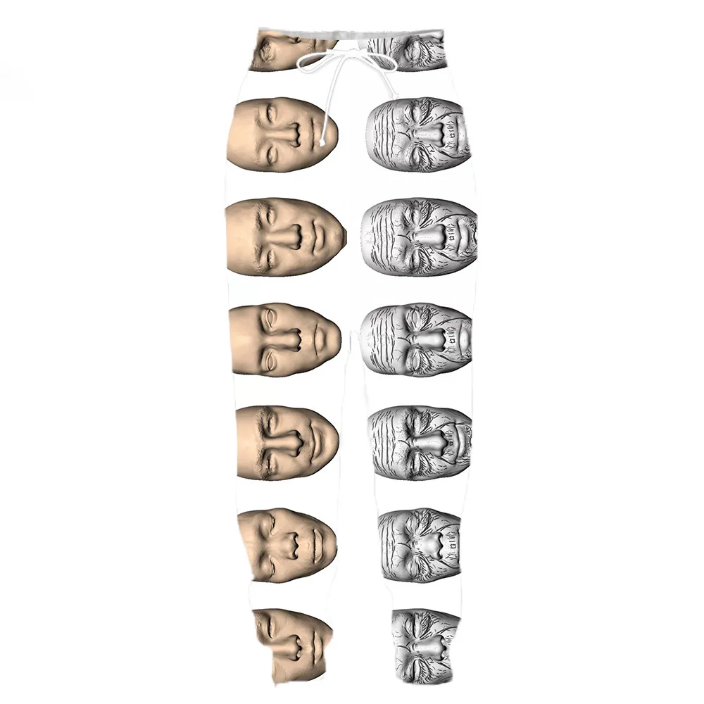 New 3D Printing  Character Head Series  Fashion Men Women Tracksuits Crewneck Hip Hop Pants  Plus Size S-7XL Streetwear