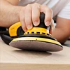 HYVST Multi-function Random Orbital Sander Brushless Variable Speed Corded Orbital Sanders For FinishingCorners Car,wood 350W 2