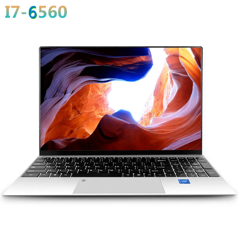 En oferta DDR4 16GB M.2 NVME SSD 256GB 512GB 1TB Ultrabook computadora de Metal 2,4G/5,0G Bluetooth Intel Core I7-6560U Windows 10 portátil de juegos qxQKM1mJBqz