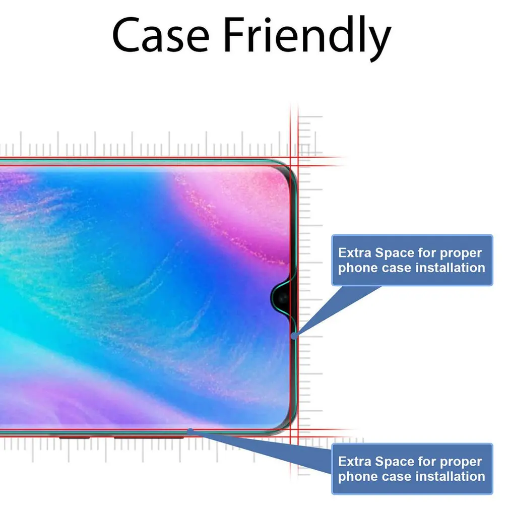Для huawei P30 Pro закаленное Стекло Экран протектор чехол для полной защиты телефона защитный Экран