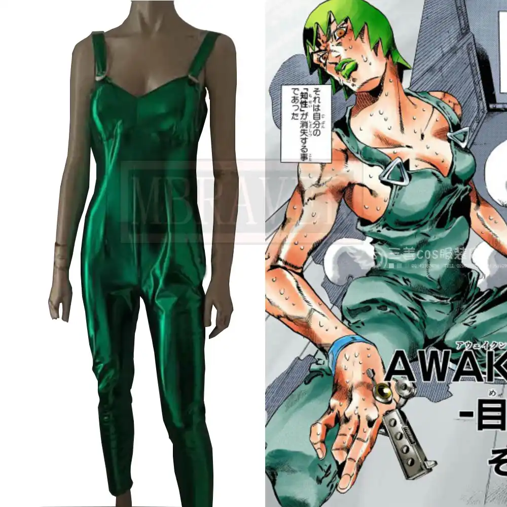 Jojo S Bizarre Adventure Foo Fighters Cosplay Costume Halloween Uniform Outfit Customize Any Size Aliexpress