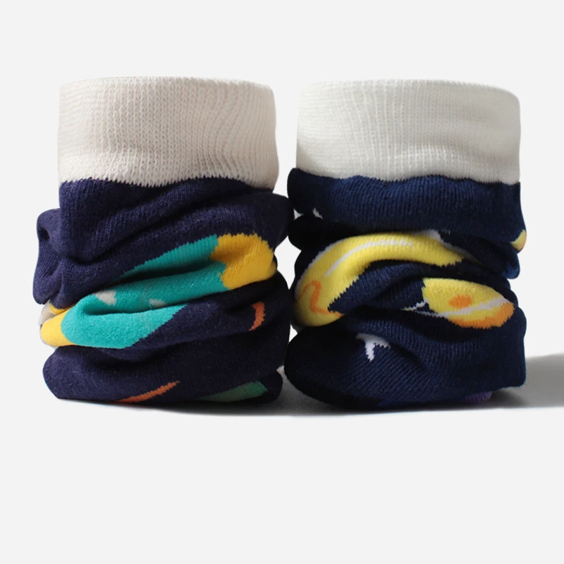 Autumn and Winter New Original Explosions In The Tube Socks Outer Space Series Classic Cartoon Cotton Socks Personality Planet