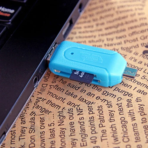 USB OTG кардридер Pen Drive 2 в 1 высокоскоростной флэш накопитель с реальной емкостью