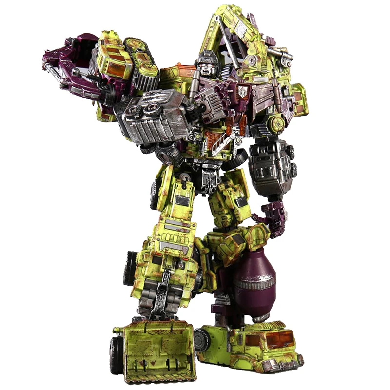 NBK 3349S Transformation Action Figure Toy Devastator 6in1 Combiner Robot Battle Damage Ver. Model 43cm Oversize Deformation Car | Игрушки и