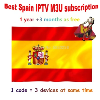 

IptvSpain best stable IPTV M3U subscription IPTVSamrters Spain SportTV code GSE Enigma for Android box Enigma2 smart PC Smart TV