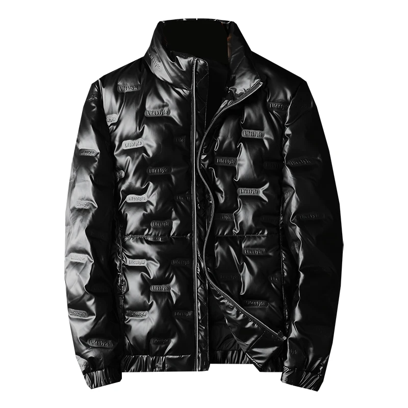 

2020 Men down coat solid Stand collar down jacket men