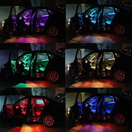 31 мм 6 SMD 16-Цвет цветная(RGB) светодиодная гирлянда купольная лампа внутреннего освещения автомобиля светодиодная интерьерная подсветка Свет с пультом дистанционного управления Управление