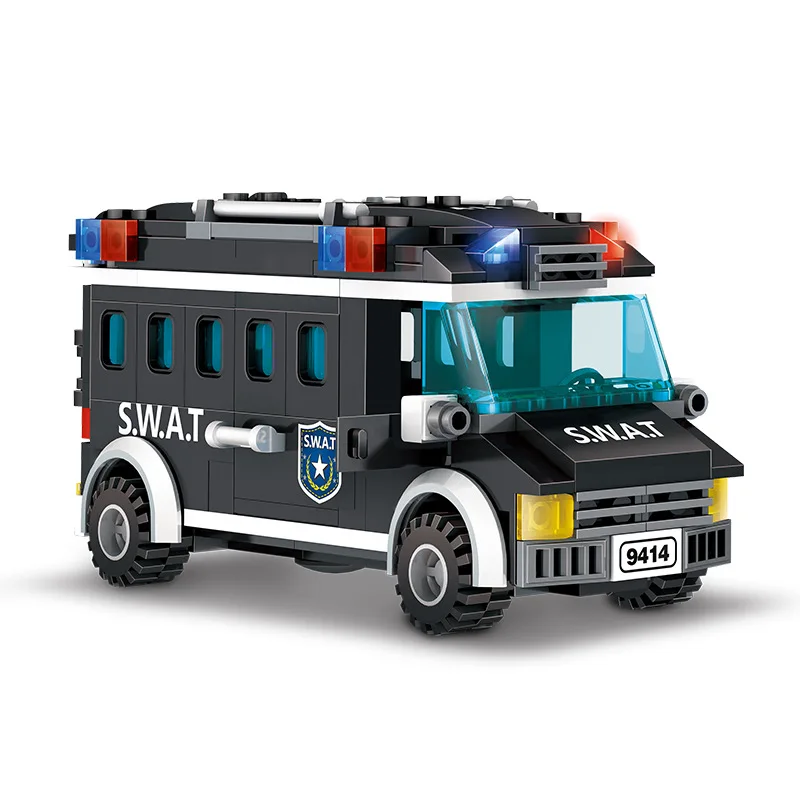

Goood 9414 Building Blocks Assembled Toys City Swat Military Inserted Building Blocks Boy Educational Force CHILDREN'S Toy