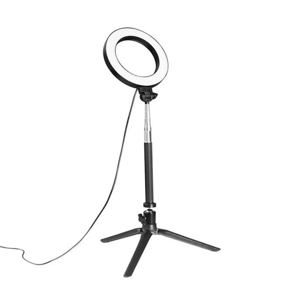 

Professional Phtography Light Dimmable LED Studio Camera Ring Light Photo Phone Video Lamp Selfie Stick