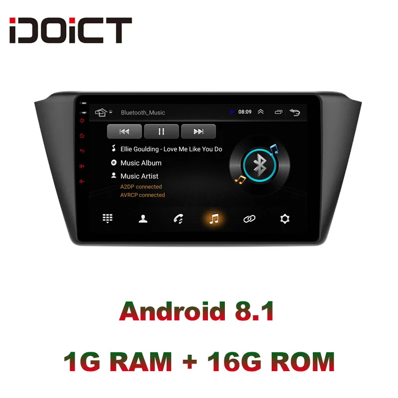 Автомобильный DVD плеер IDOICT на Android 8 1 с GPS навигацией мультимедийный проигрыватель