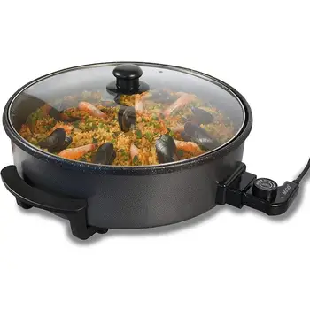 

Sogo Multicazuela Electric. Paellera, Skillet Electric for paella and Pizza, clad built house, Base Nonstick